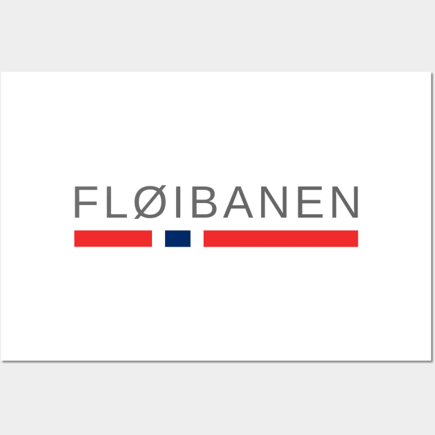 Fløibanen Bergen Norway Wall Art by tshirtsnorway